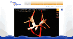 Desktop Screenshot of cirquedelasymphonie.com
